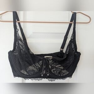 Skarlett Blue - Minx black balconette - US 32DDD